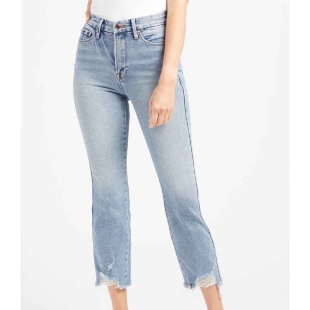 Good American Good Curve Fray Hem from Evereve